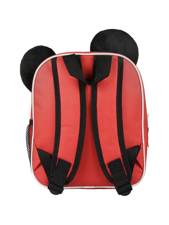 Mickey Mouse Clubhouse Mickey Mouse Ghiozdan Școlar De Spate Grădinița Roșu 23 x 9 x 28 cm