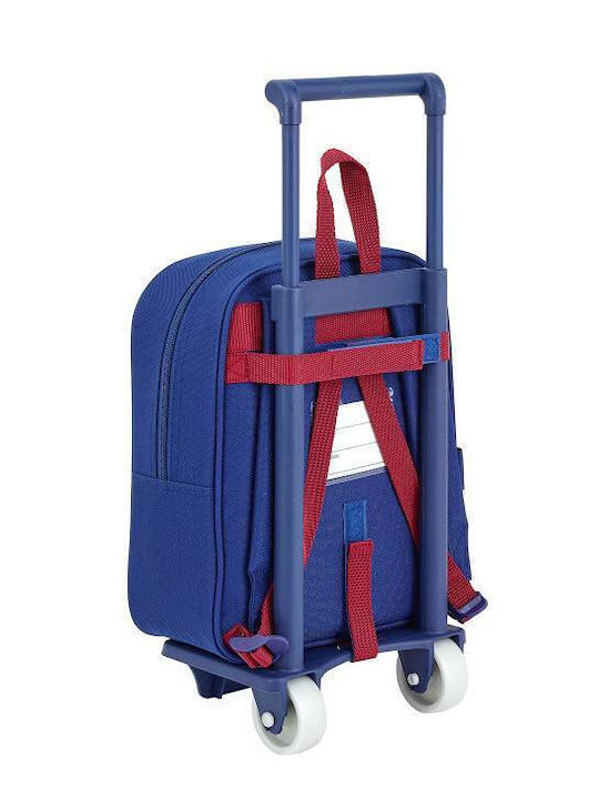 Safta Barcelona School Bag Trolley Kindergarten in Blue color