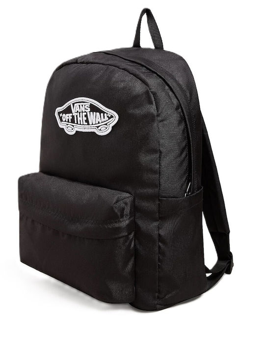 Vans OLD SKOOL CLASSIC School Bag Backpack Junior High-High School Black with Water Bottle Holder 22Liters