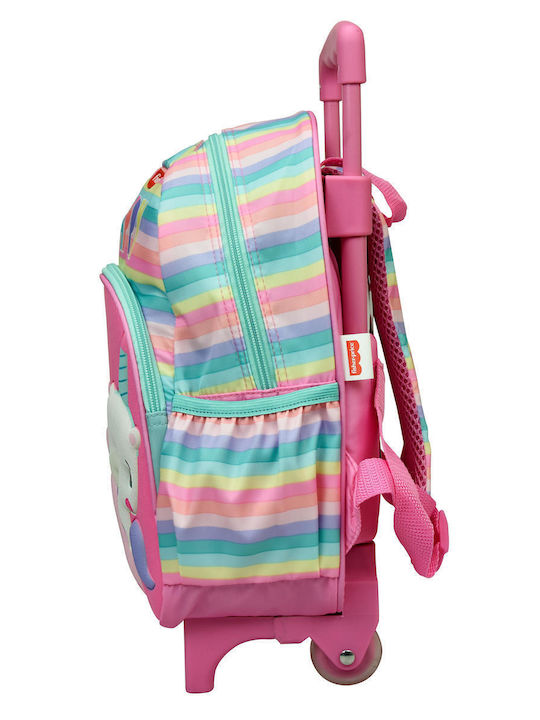 Gim Backpack School Bag Trolley Kindergarten Pink with Water Bottle Holder 12Liters