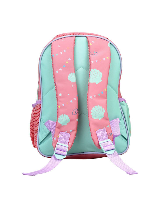 Gim Princess Ariel Schulranzen Rucksack Kindergarten mit Flaschenhalter Mehrfarbig 12 Liter 25 x 15 x 30 cm