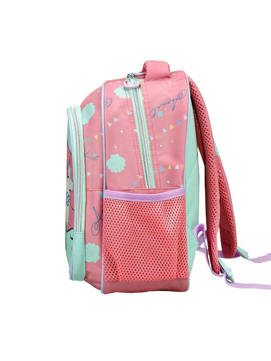 Gim Princess Ariel Schulranzen Rucksack Kindergarten mit Flaschenhalter Mehrfarbig 12 Liter 25 x 15 x 30 cm