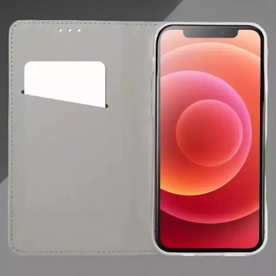 Smart Magnet Umschlag Rückseite Kunststoff / Silikon Rot (Moto G73)