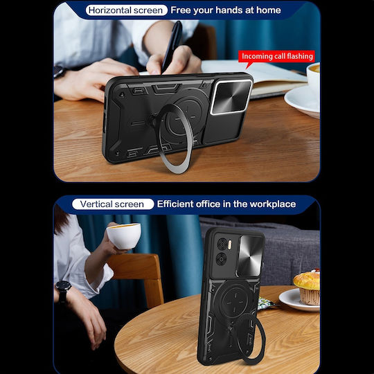 Techsuit Camguard Pro Back Cover Silicone Blue (Moto G85)