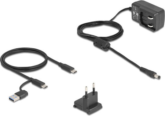 DeLock Docking Station Σκληρών Δίσκων PCIe/SATA 2.5" / 3.5" με σύνδεση USB-C (64280)