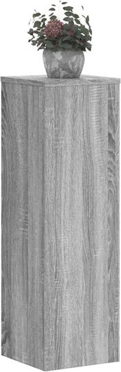 vidaXL Pflanzenständer Holz Grau 25cmx25cmx80cmcm. 2Stück