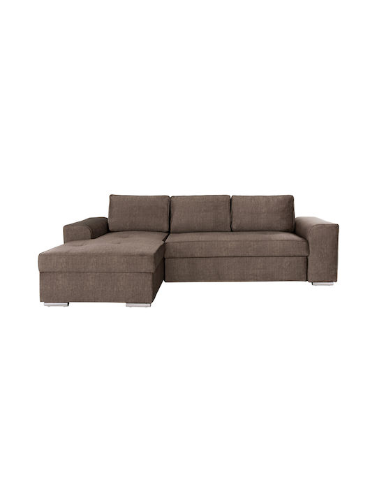 Nacho Ecksofa mit Linker Ecke Braune 270x163x88cm
