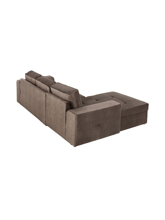 Nacho Ecksofa mit Linker Ecke Braune 270x163x88cm