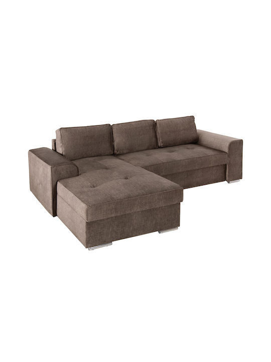 Nacho Ecksofa mit Linker Ecke Braune 270x163x88cm