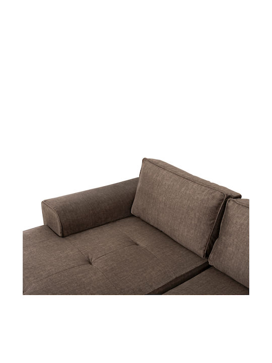 Nacho Ecksofa mit Linker Ecke Braune 270x163x88cm