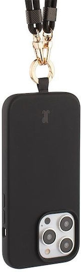 Just Elegance Back Cover Silicone / Plastic Black (iPhone 15 Pro Max)