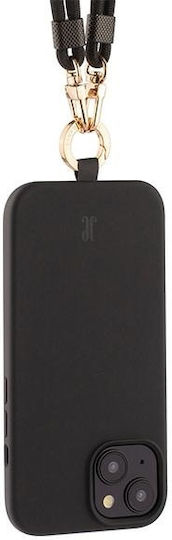 Just Elegance Back Cover Silicone / Plastic Black (iPhone 15)