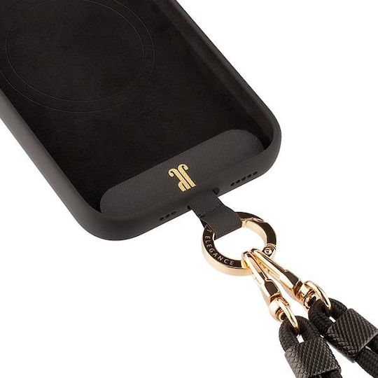 Just Elegance Back Cover Silicone / Plastic Black (iPhone 15 Pro)