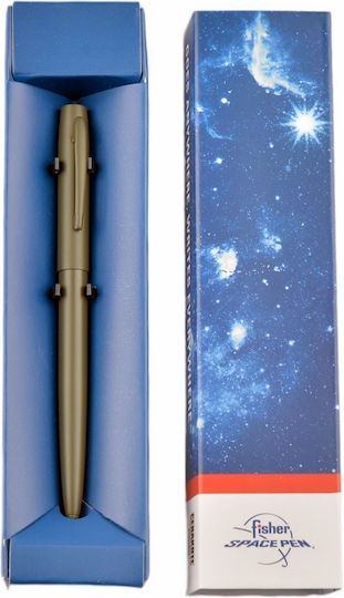 Fisher Space Pen Cap-o-matic Ceracote O.d Green M4h240 In A Gift Box