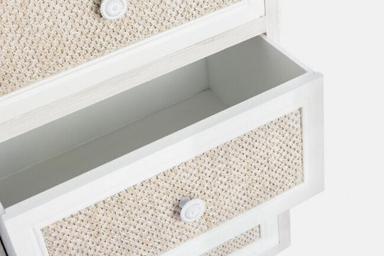 Drawers Storage Montiel Made of Wood with 3 Drawers L38xW30.5xH72.5cm