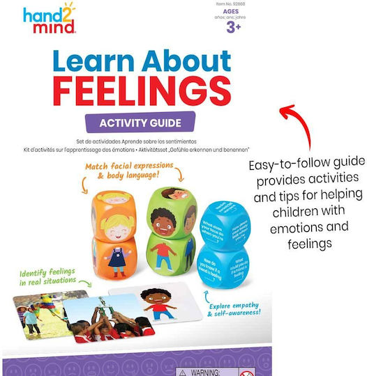 Hand2Mind Learn Everything About Emotions Образователна Игра Образователни за 3+ години Години