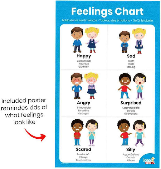 Hand2Mind Learn Everything About Emotions Образователна Игра Образователни за 3+ години Години