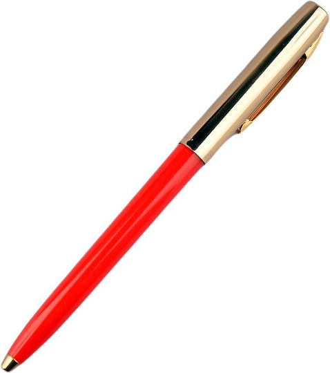 Fisher Space Pen Cap-o-matic Brass Cap Red Barrel 775g-r In A Gift Box