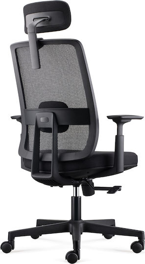 ErgoAction Active Plus Bürostuhl mit Einstellbaren Armen Schwarz