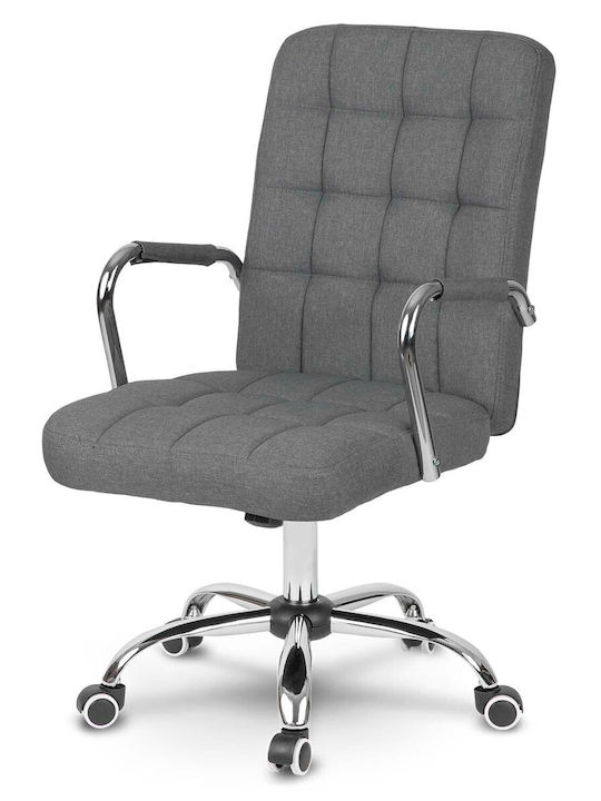 Benton Reclining Office Chair with Fixed Arms Gray Sofotel