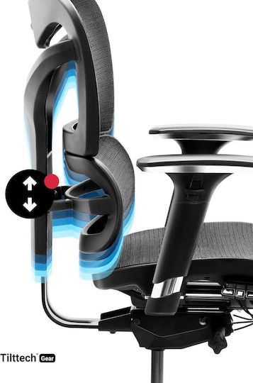 Diablo V-commander Office Chair with Adjustable Arms Black