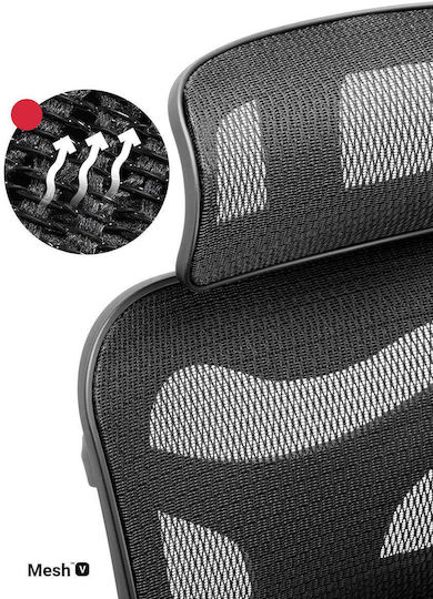 Diablo V-commander Office Chair with Adjustable Arms Black