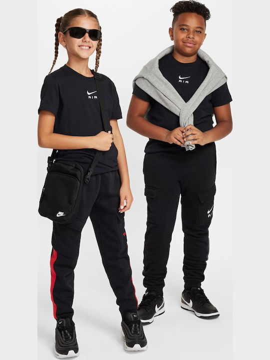 Kinder-T-Shirt Schwarz AIR