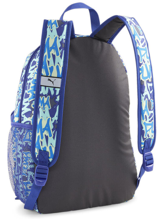 Puma Phase Small School Bag Backpack Junior High-High School in Blue color