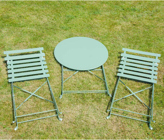 Garten- und Outdoor-Möbelsets für kleinen Außenraum 3 Stück Herstellerfarbe