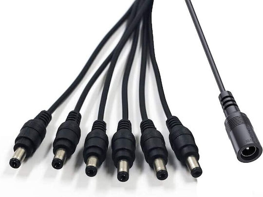 Ez-dcsp6 1xdc Female 6xdc Male Cable 5.5*2.1mm 40cm