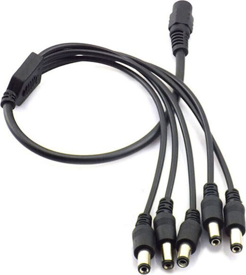 Ez-dcsp5 1xdc Female 5xdc Male Cable 5.5*2.1mm 40cm