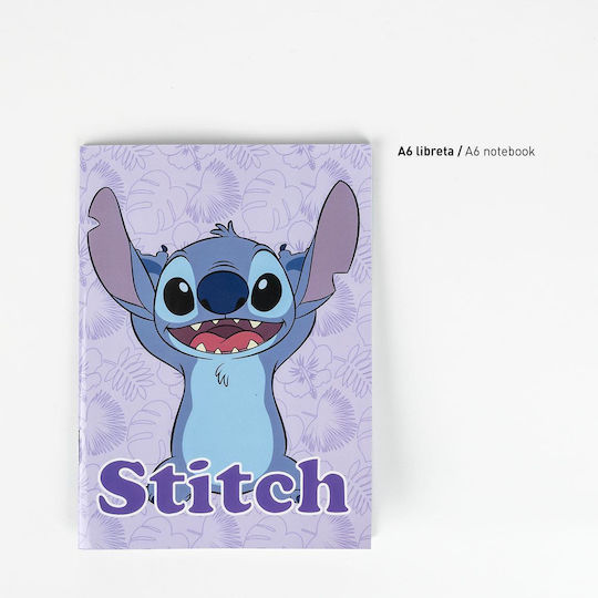 Cerda Stitch Kids Stationery Set with Sharpener Eraser Notebook Pen and Ruler 11 Pieces