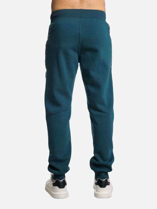 Paco & Co Men's Sweatpants with Rubber Petrol Blue