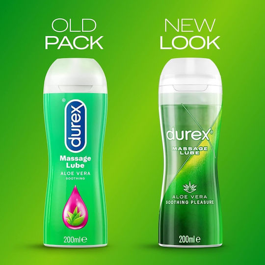 Durex Λιπαντικό Τζελ Για Μασάζ Aloe Vera Durex 200ml