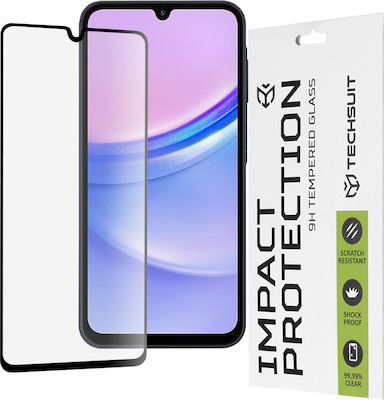 Techsuit 111d Full Glue Full Face Tempered Glass Μαύρο (Galaxy A15)