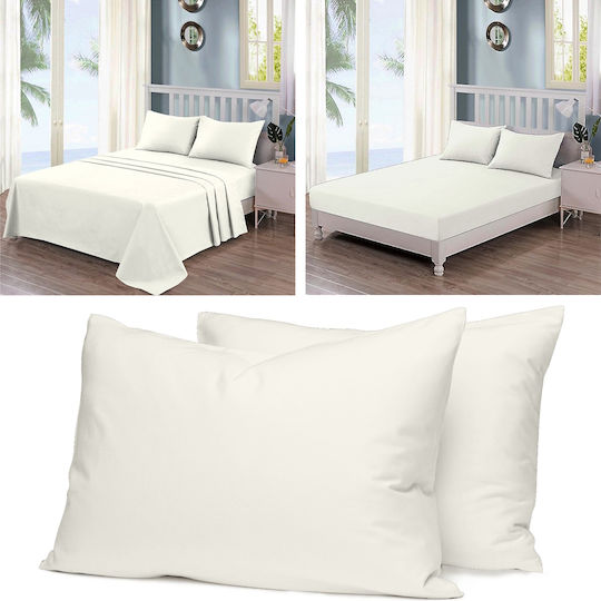 Casa Colori Σετ с корица за плик Ecru 50x70см CCSM5070M-ECRU
