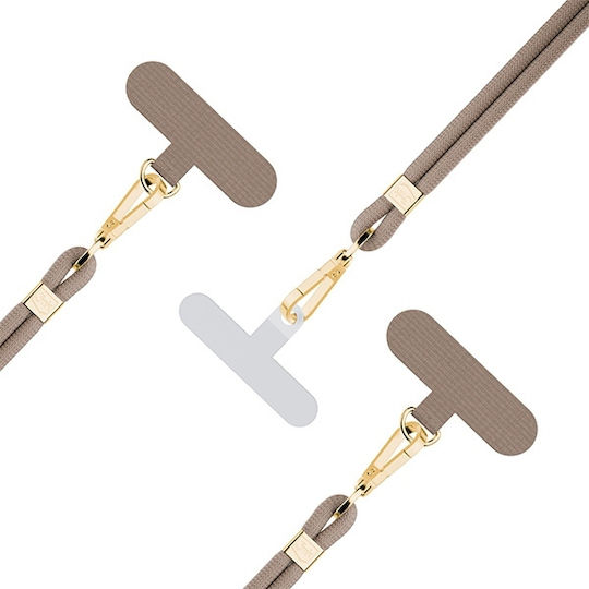 3MK Nackenriemen für Handys Braun