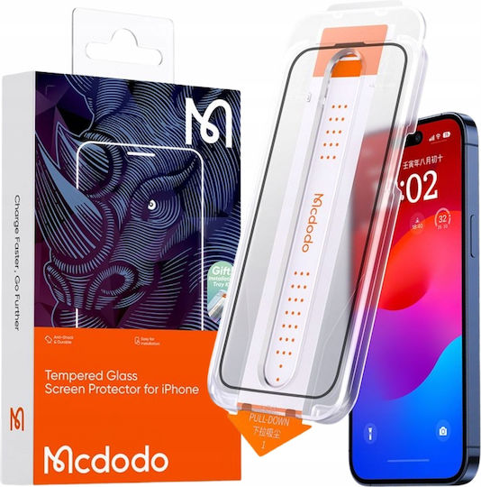 Mcdodo Tempered Glass (iPhone 15 Pro Max)