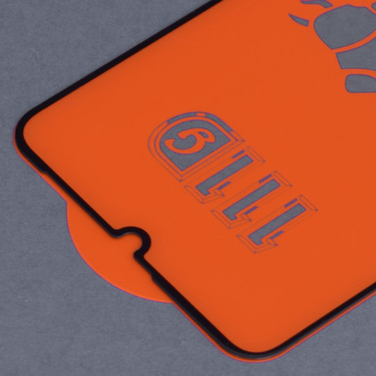 Techsuit 111d Vollkleber Vollflächig gehärtetes Glas Schwarz (Realme C51)