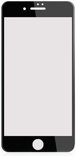 Prio Glass Vollflächig gehärtetes Glas Schwarz (iPhone 8 Plus / 7 Plus)