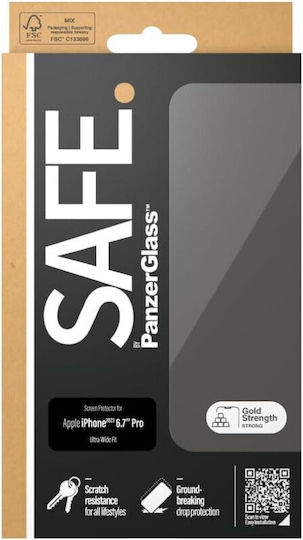 Safe By Panzerglass Screen Protector Iphone 15 Pro Max Ultra-wide Fit