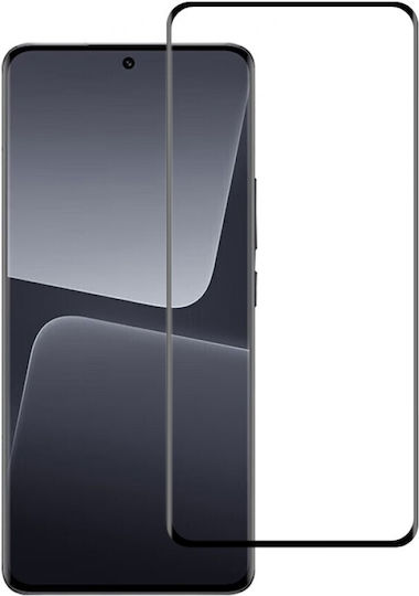 5D Vollflächig gehärtetes Glas Schwarz (Xiaomi 13T / 13T ProXiaomi 13T / 13T Pro)