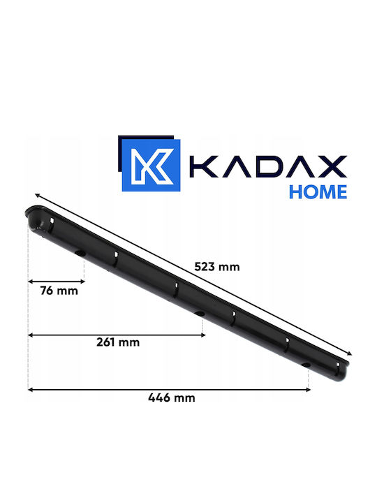 Kadax Πτυσσόμενη Απλώστρα Κρεμαστή με Μήκος Απλώματος 3m