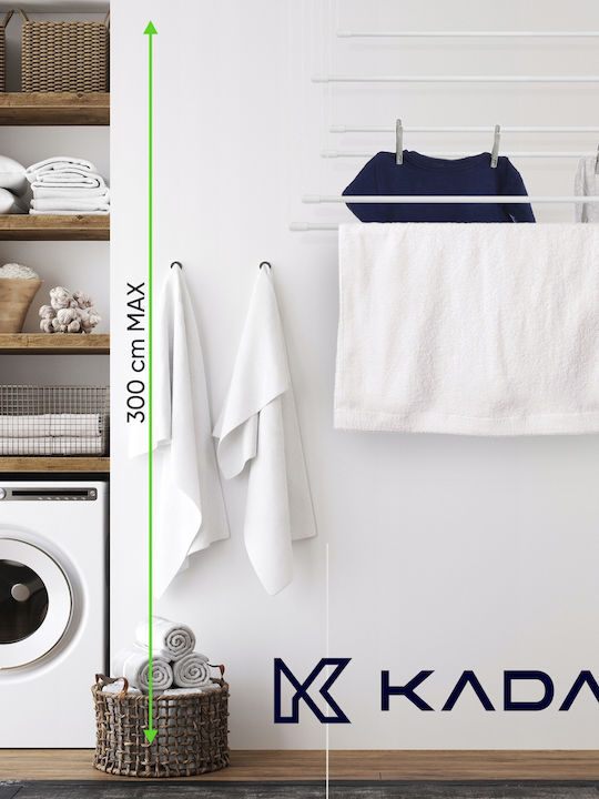 Kadax Πτυσσόμενη Απλώστρα Βιδωτή