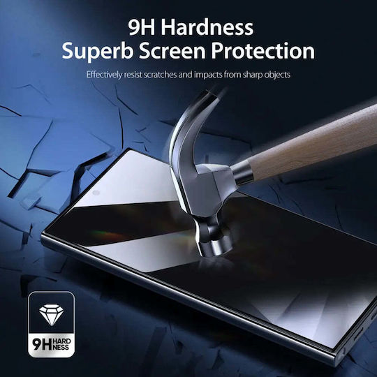 Dux Ducis Privacy Full Face Tempered Glass Μαύρο (Galaxy S24 Ultra)