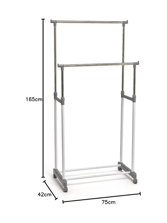 Domopak Living Cuier de podea Gri 75x42x90cm