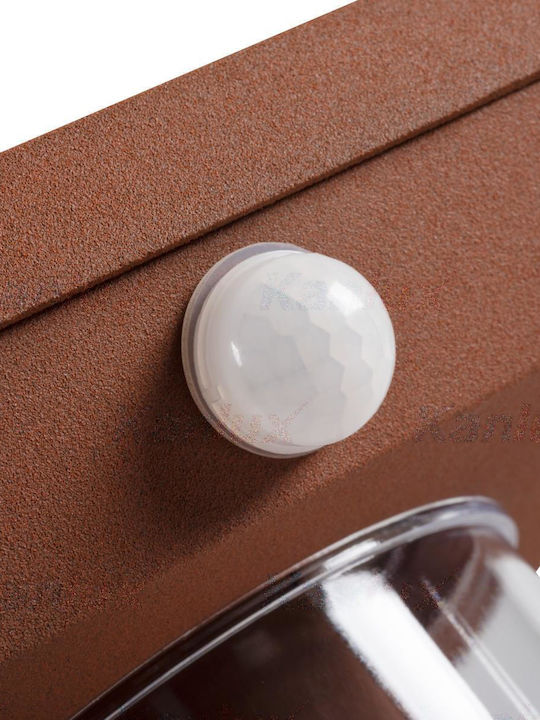 Kanlux 34983 Външна стенна лампа със сензор Vimo 1xe27 15w 230v Ip44