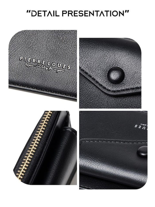 Klein Damen Geldbörse Karten Schwarz