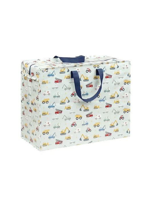 A Little Lovely Company Children's Storage Box made of Plastic Vehicles 58x45cm 1pcs