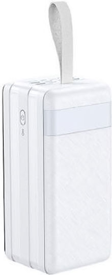 Remax RPP-291 Power Bank 80000mAh 22.5W με 2 Θύρες USB-A και Θύρα USB-C Power Delivery Λευκό